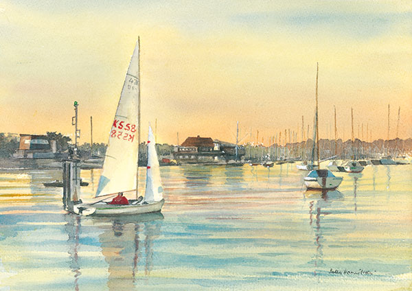 Sailing Lymington River Sailing Lymington River